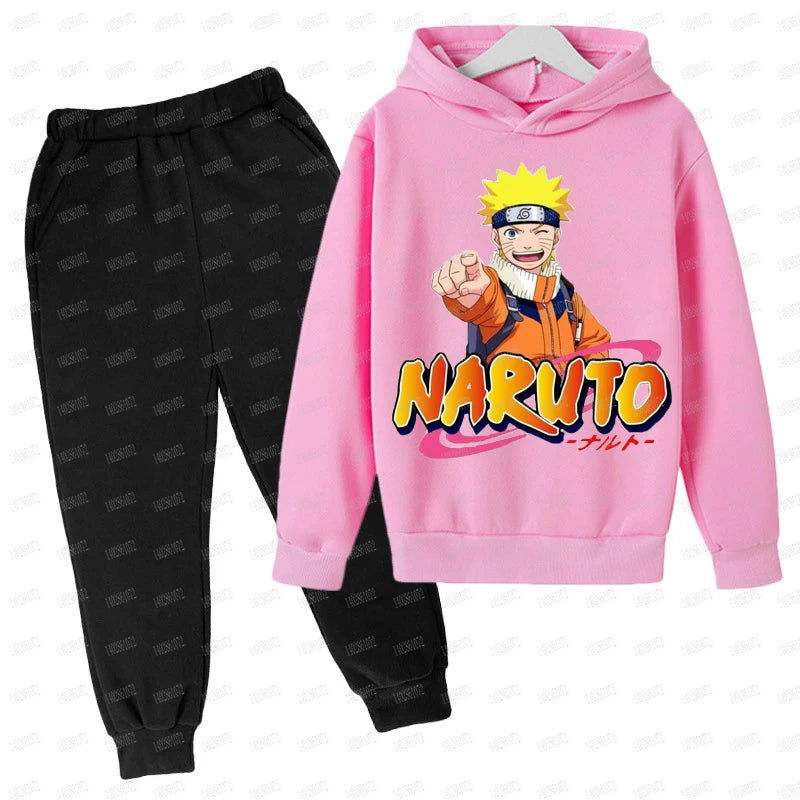 2024 Naruto Anime Children's Hoodies Set -Ages 3-14T - Sonic Online Shop OM - 2024 Naruto Anime Children's Hoodies Set -Ages 3-14T - Sonic Online Shop OM 
