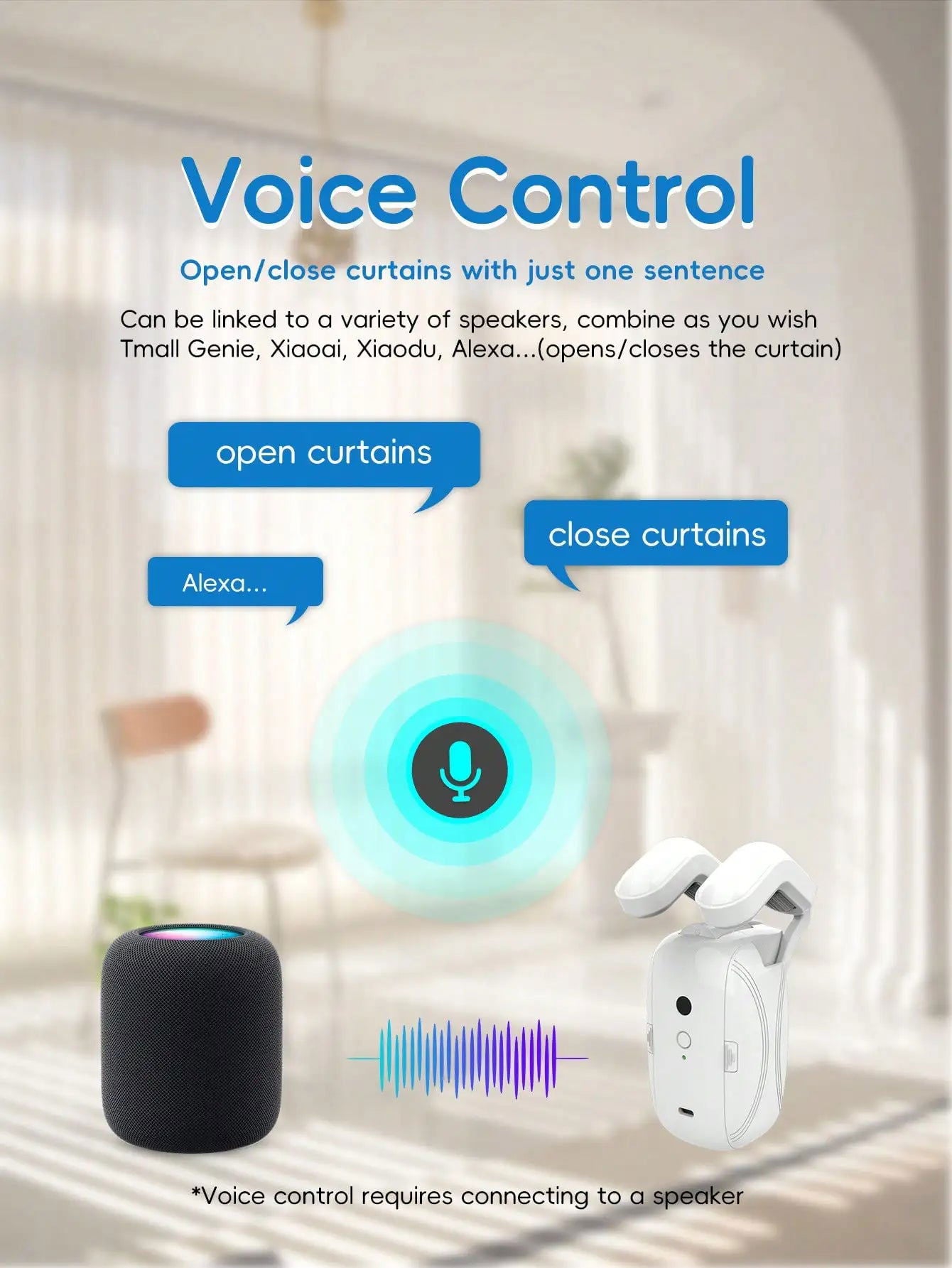 2PCS Tuya WiFi  Intelligent Curtain Motor Electric Curtain Support Alexa & Google assistant - Sonic Online Shop OM - 2PCS Tuya WiFi  Intelligent Curtain Motor Electric Curtain Support Alexa & Google assistant - Sonic Online Shop OM - 2PCS Tuya WiFi  Intelligent Curtain Motor Electric Curtain Support Alexa & Google assistant - Sonic Online Shop OM -  