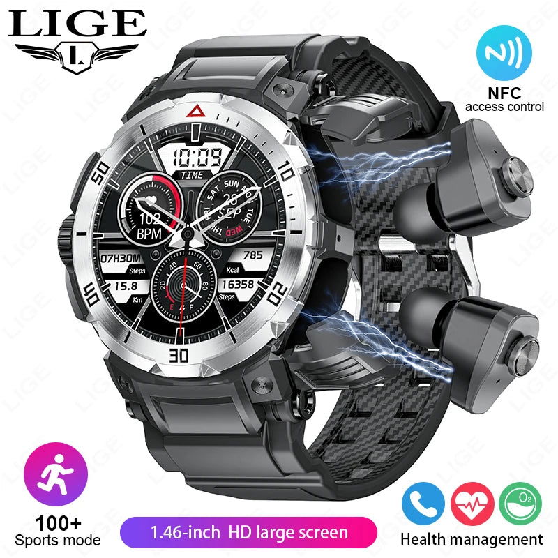 2 In 1 Bluetooth Headset Smart Watches With Earbuds Waterproof - Sonic Online Shop OM - 2 In 1 Bluetooth Headset Smart Watches With Earbuds Waterproof - Sonic Online Shop OM - 2 In 1 Bluetooth Headset Smart Watches With Earbuds Waterproof - Sonic Online Shop OM -  