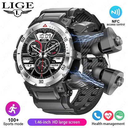 2 In 1 Bluetooth Headset Smart Watches With Earbuds Waterproof - Sonic Online Shop OM - 2 In 1 Bluetooth Headset Smart Watches With Earbuds Waterproof - Sonic Online Shop OM - 2 In 1 Bluetooth Headset Smart Watches With Earbuds Waterproof - Sonic Online Shop OM -  