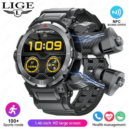2 In 1 Bluetooth Headset Smart Watches With Earbuds Waterproof - Sonic Online Shop OM - 2 In 1 Bluetooth Headset Smart Watches With Earbuds Waterproof - Sonic Online Shop OM - 2 In 1 Bluetooth Headset Smart Watches With Earbuds Waterproof - Sonic Online Shop OM -  