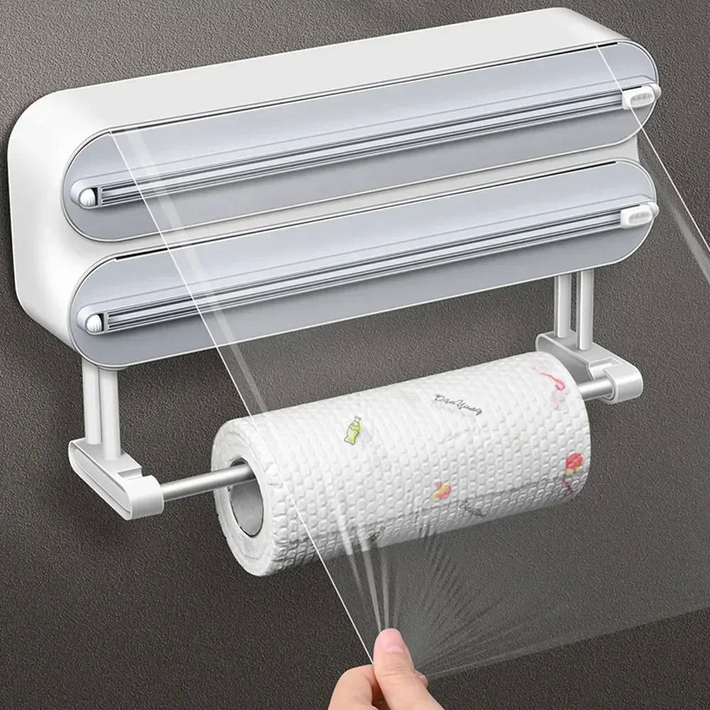 3in1 Plastic Wrap Dispenser Magnetic & Self adhesive - Sonic Online Shop OM - 3in1 Plastic Wrap Dispenser Magnetic & Self adhesive - Sonic Online Shop OM - 3in1 Plastic Wrap Dispenser Magnetic & Self adhesive - Sonic Online Shop OM -  