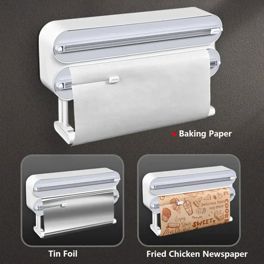 3in1 Plastic Wrap Dispenser Magnetic & Self adhesive - Sonic Online Shop OM - 3in1 Plastic Wrap Dispenser Magnetic & Self adhesive - Sonic Online Shop OM - 3in1 Plastic Wrap Dispenser Magnetic & Self adhesive - Sonic Online Shop OM -  