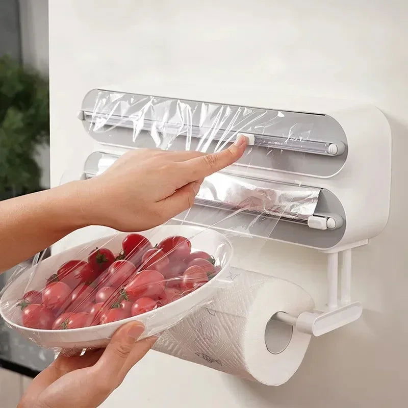 3in1 Plastic Wrap Dispenser Magnetic & Self adhesive - Sonic Online Shop OM - 3in1 Plastic Wrap Dispenser Magnetic & Self adhesive - Sonic Online Shop OM - 3in1 Plastic Wrap Dispenser Magnetic & Self adhesive - Sonic Online Shop OM -  
