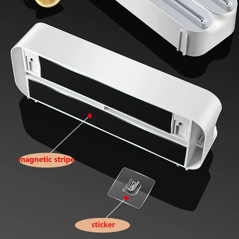 3in1 Plastic Wrap Dispenser Magnetic & Self adhesive - Sonic Online Shop OM - 3in1 Plastic Wrap Dispenser Magnetic & Self adhesive - Sonic Online Shop OM - 3in1 Plastic Wrap Dispenser Magnetic & Self adhesive - Sonic Online Shop OM -  