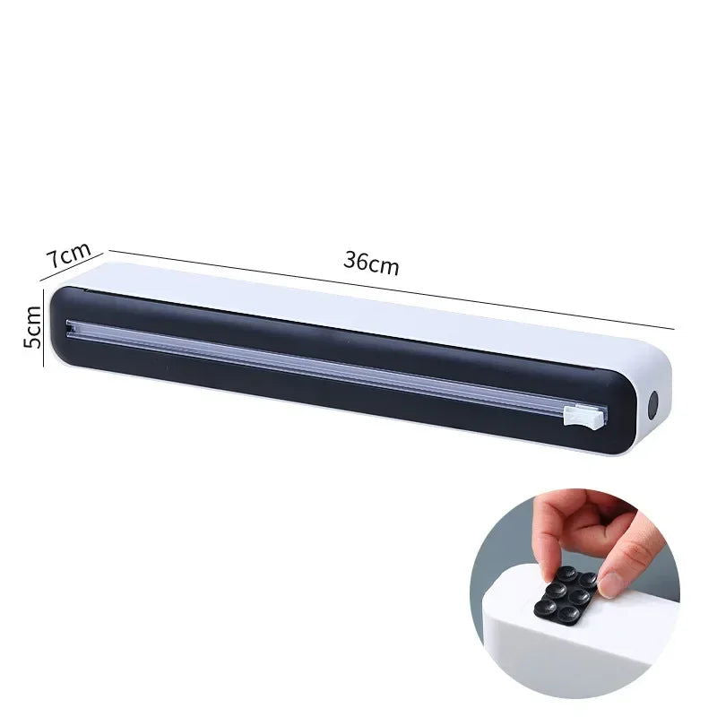 3in1 Plastic Wrap Dispenser Magnetic & Self adhesive - Sonic Online Shop OM - 3in1 Plastic Wrap Dispenser Magnetic & Self adhesive - Sonic Online Shop OM - 3in1 Plastic Wrap Dispenser Magnetic & Self adhesive - Sonic Online Shop OM -  