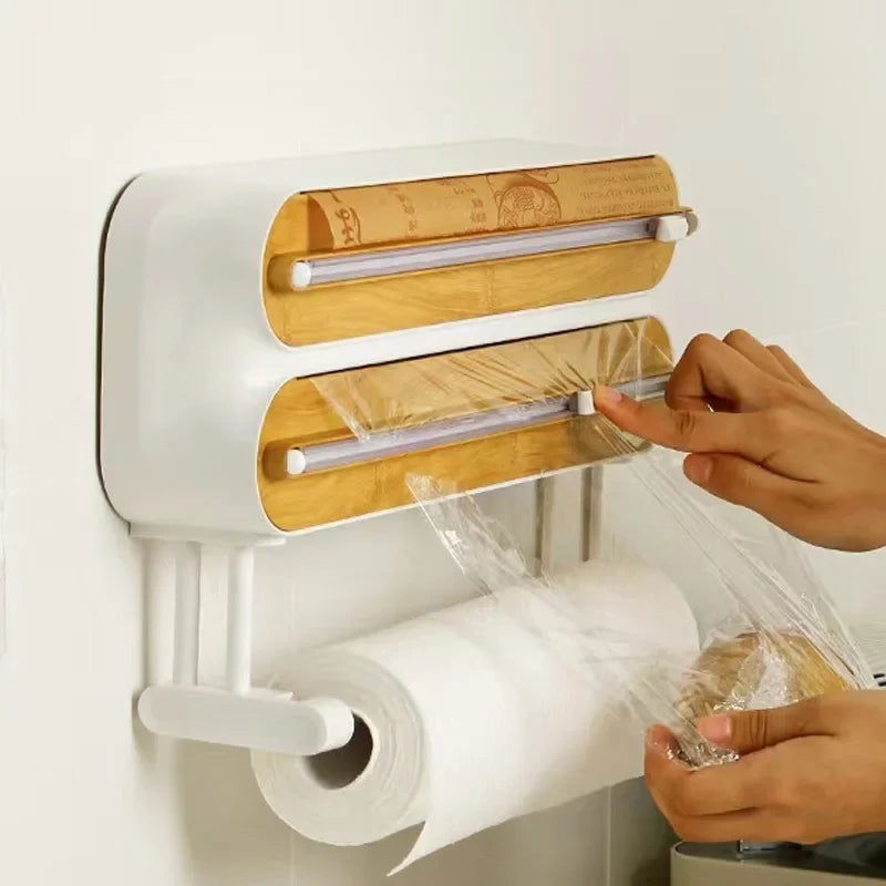3in1 Plastic Wrap Dispenser Magnetic & Self adhesive - Sonic Online Shop OM - 3in1 Plastic Wrap Dispenser Magnetic & Self adhesive - Sonic Online Shop OM - 3in1 Plastic Wrap Dispenser Magnetic & Self adhesive - Sonic Online Shop OM -  