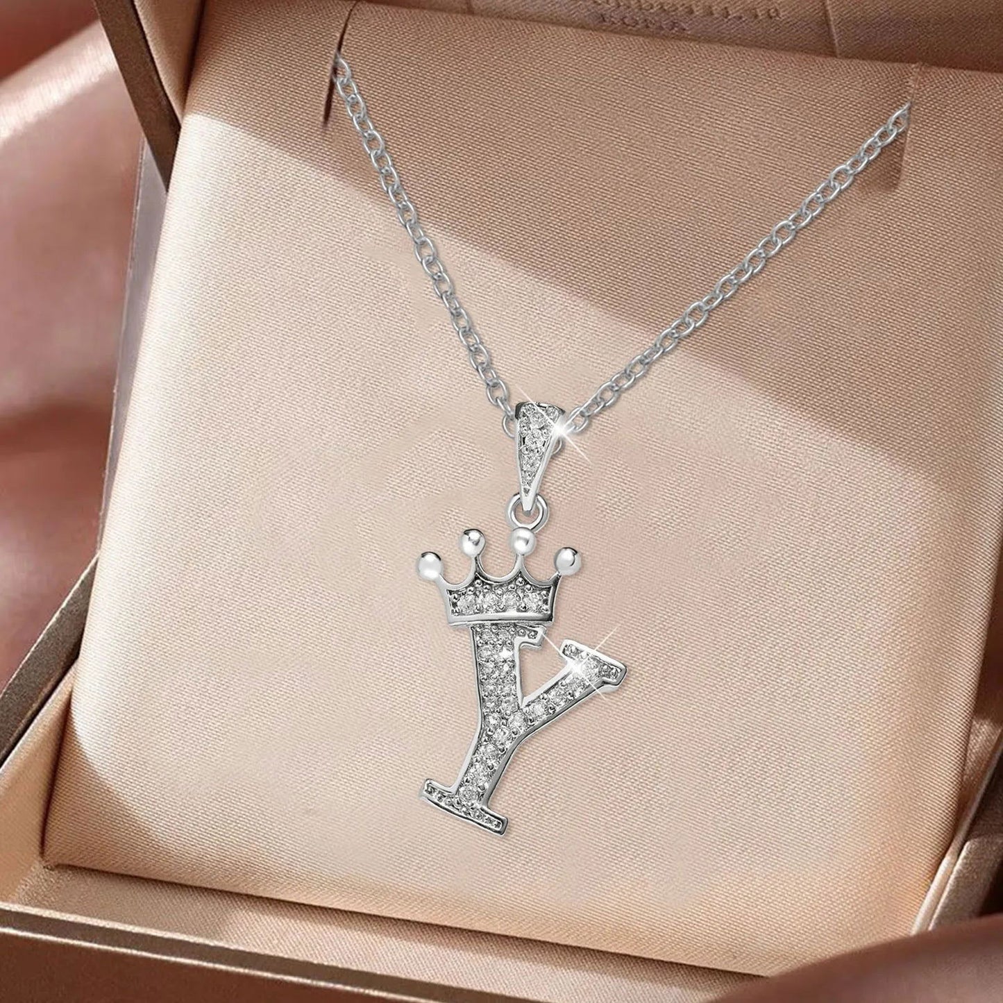 A-Z Letter Initial Pendant Necklace Silver Color - Sonic Online Shop OM - A-Z Letter Initial Pendant Necklace Silver Color - Sonic Online Shop OM - A-Z Letter Initial Pendant Necklace Silver Color - Sonic Online Shop OM -  
