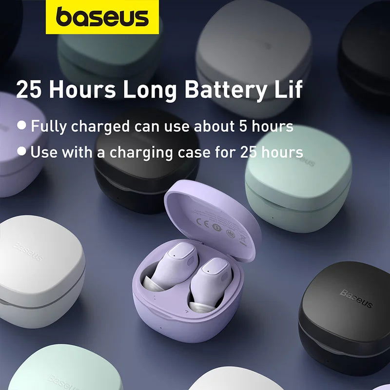 Baseus Bowie WM01 TWS Wireless Earphones Bluetooth 5.3 - Sonic Online Shop OM - Baseus Bowie WM01 TWS Wireless Earphones Bluetooth 5.3 - Sonic Online Shop OM - Baseus Bowie WM01 TWS Wireless Earphones Bluetooth 5.3 - Sonic Online Shop OM -  