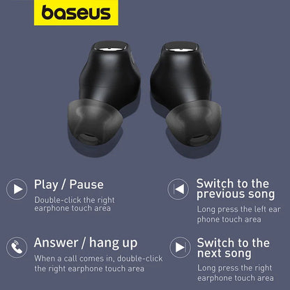 Baseus Bowie WM01 TWS Wireless Earphones Bluetooth 5.3 - Sonic Online Shop OM - Baseus Bowie WM01 TWS Wireless Earphones Bluetooth 5.3 - Sonic Online Shop OM - Baseus Bowie WM01 TWS Wireless Earphones Bluetooth 5.3 - Sonic Online Shop OM -  