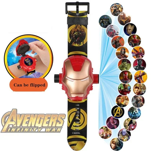 Cartoon Children Watch 3D Projection Superheroes - Sonic Online Shop OM - Cartoon Children Watch 3D Projection Superheroes - Sonic Online Shop OM 