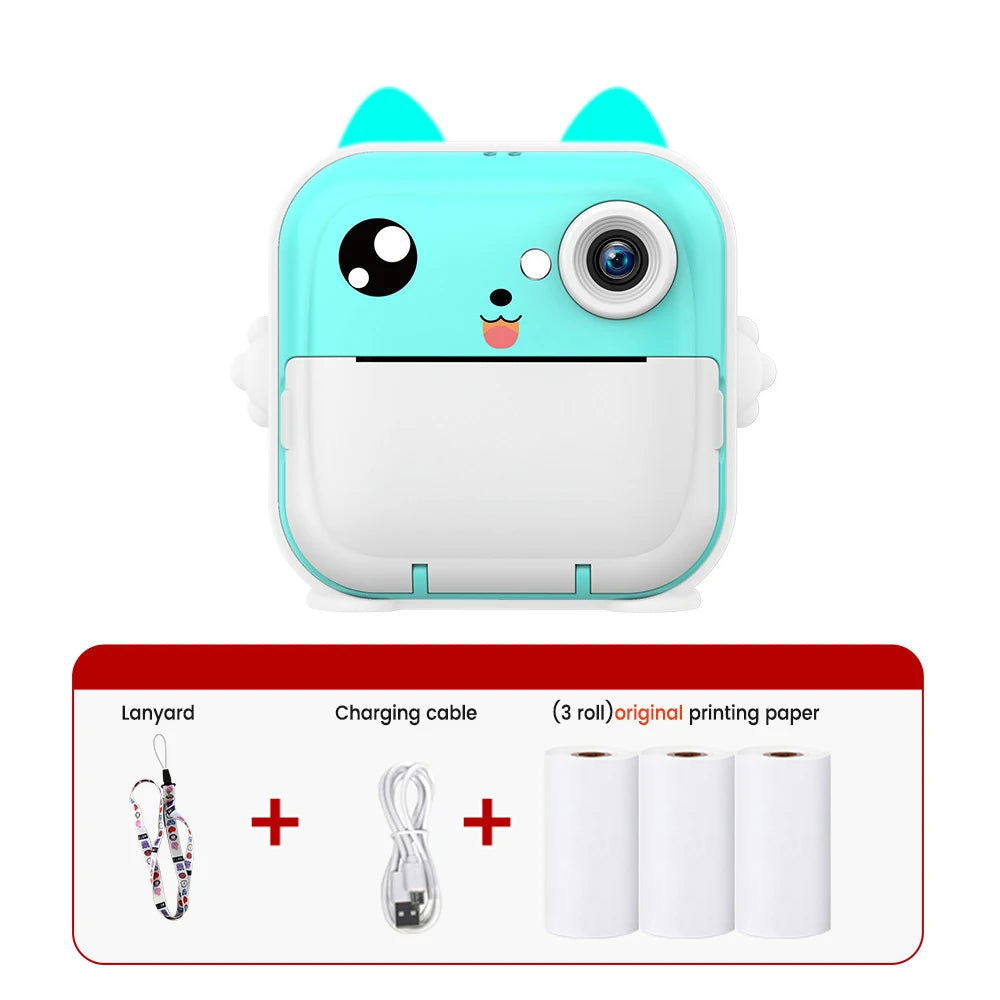 Children Instant  Print Camera - Thermal Printer Boy Girls Birthday Gift - Sonic Online Shop OM - Children Instant  Print Camera - Thermal Printer Boy Girls Birthday Gift - Sonic Online Shop OM 