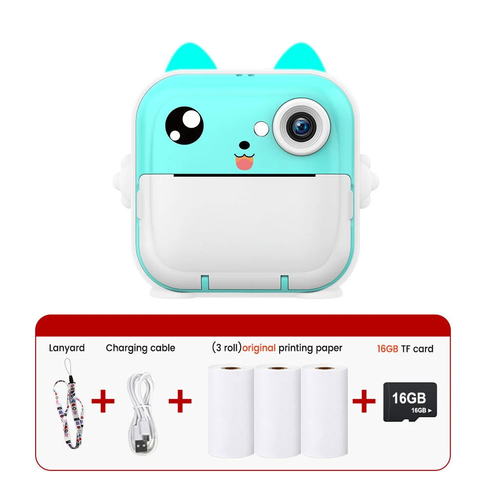 Children Instant  Print Camera - Thermal Printer Boy Girls Birthday Gift - Sonic Online Shop OM - Children Instant  Print Camera - Thermal Printer Boy Girls Birthday Gift - Sonic Online Shop OM 