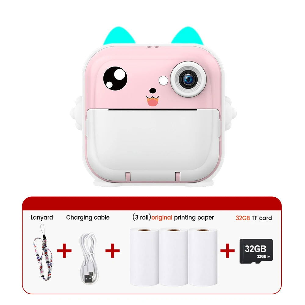 Children Instant  Print Camera - Thermal Printer Boy Girls Birthday Gift - Sonic Online Shop OM - Children Instant  Print Camera - Thermal Printer Boy Girls Birthday Gift - Sonic Online Shop OM 