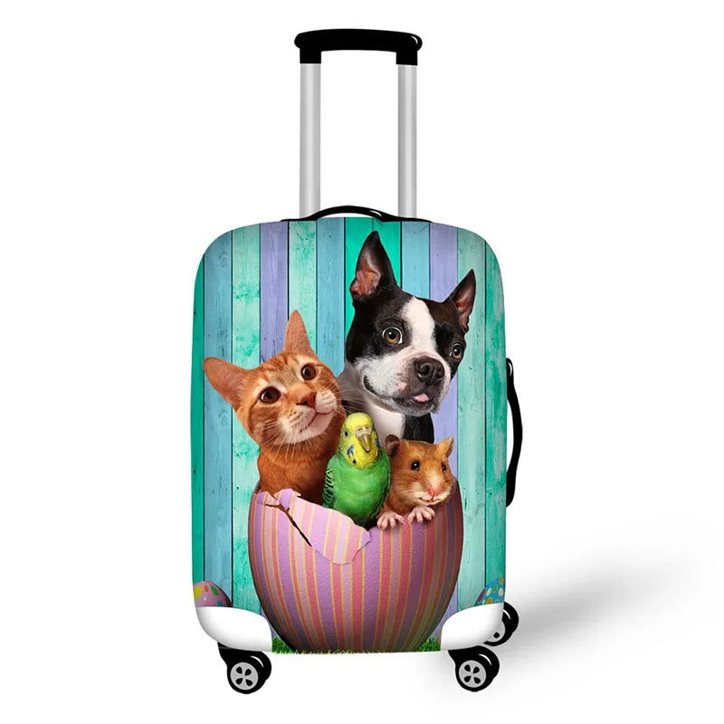 Cute Pet cat print Suitcase cover - Sonic Online Shop OM - Cute Pet cat print Suitcase cover - Sonic Online Shop OM - Cute Pet cat print Suitcase cover - Sonic Online Shop OM -  