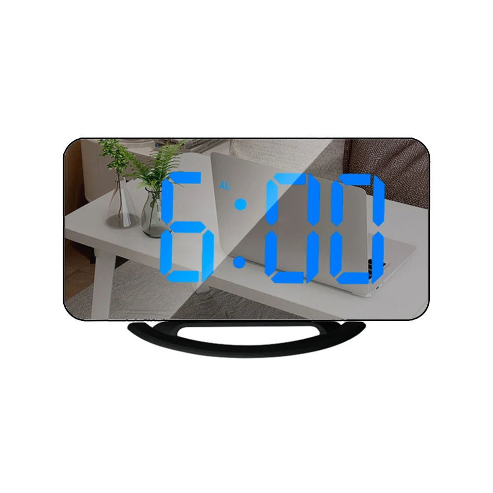 Digital Alarm Clock 7" Large LED Mirror Electronic Clocks  Wall Modern Clocks Watches - Sonic Online Shop OM - Digital Alarm Clock 7" Large LED Mirror Electronic Clocks  Wall Modern Clocks Watches - Sonic Online Shop OM - Digital Alarm Clock 7" Large LED Mirror Electronic Clocks  Wall Modern Clocks Watches - Sonic Online Shop OM -  