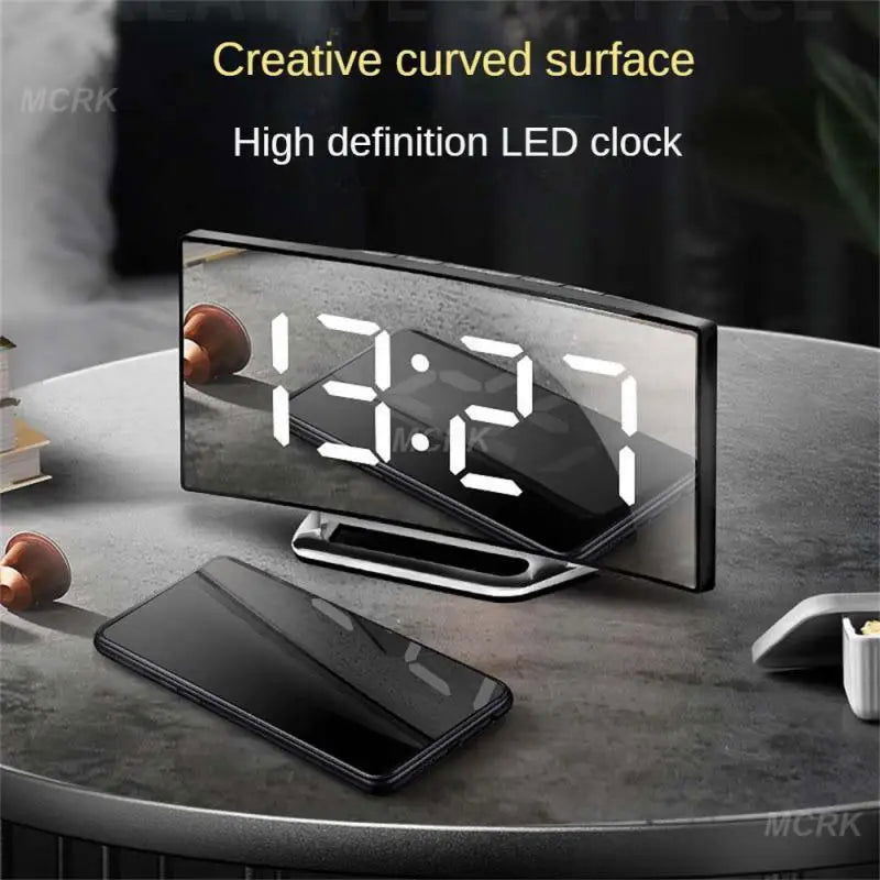 Digital Table Clock Electronic Curved 7 Inch Alarm Clocks - Sonic Online Shop OM - Digital Table Clock Electronic Curved 7 Inch Alarm Clocks - Sonic Online Shop OM - Digital Table Clock Electronic Curved 7 Inch Alarm Clocks - Sonic Online Shop OM -  