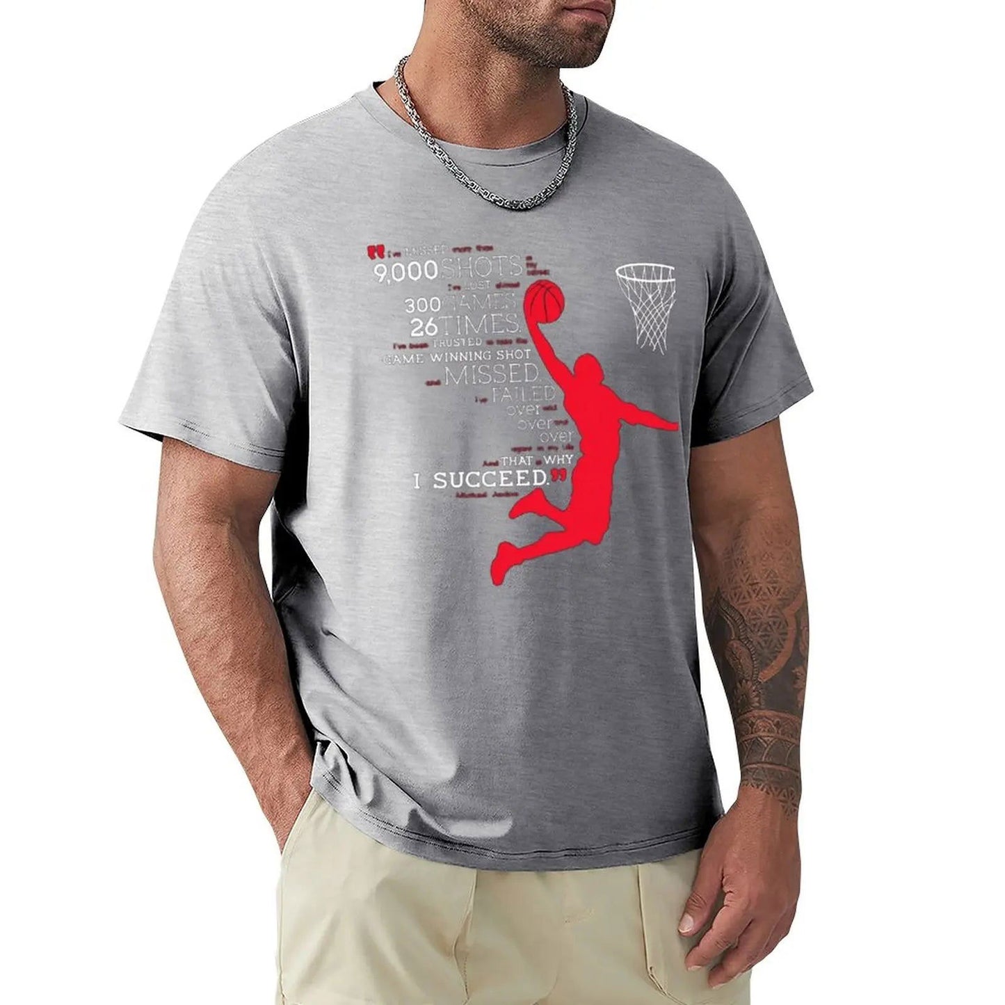 Digital printed - Flying Jordan - Cotton T-shirts -Large Sizes - Sonic Online Shop OM - Digital printed - Flying Jordan - Cotton T-shirts -Large Sizes - Sonic Online Shop OM 
