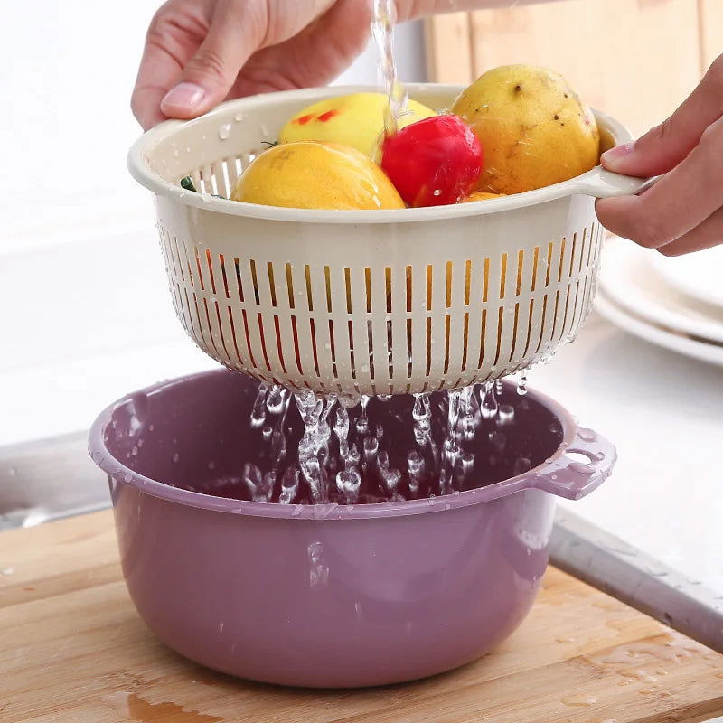 Double Drain Basket Bowl Washing Set - Sonic Online Shop OM - Double Drain Basket Bowl Washing Set - Sonic Online Shop OM - Double Drain Basket Bowl Washing Set - Sonic Online Shop OM -  