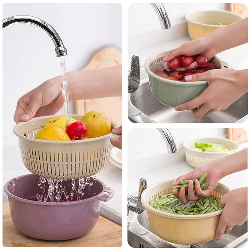 Double Drain Basket Bowl Washing Set - Sonic Online Shop OM - Double Drain Basket Bowl Washing Set - Sonic Online Shop OM - Double Drain Basket Bowl Washing Set - Sonic Online Shop OM -  