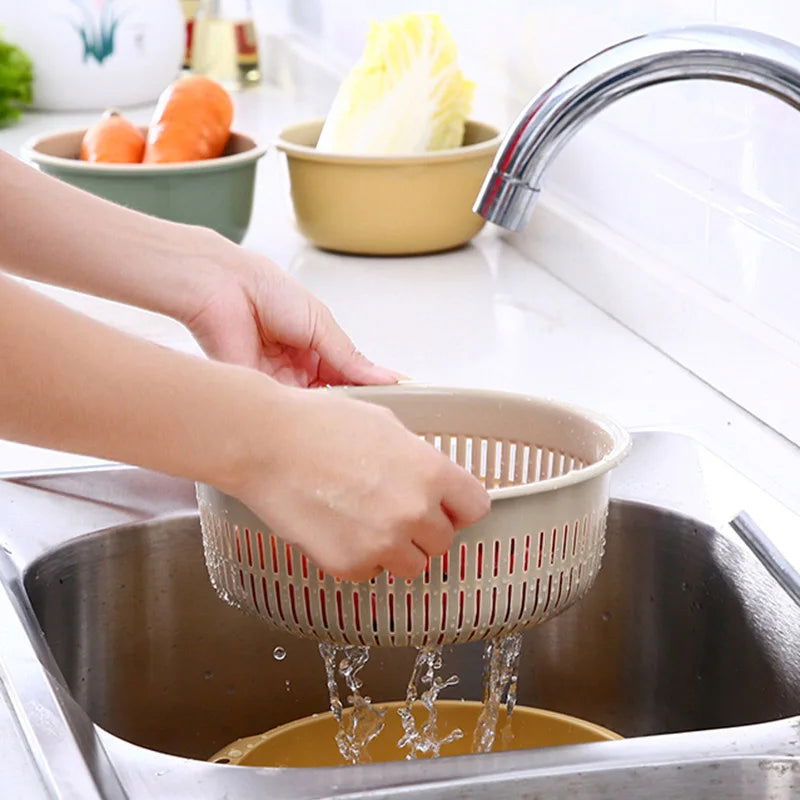 Double Drain Basket Bowl Washing Set - Sonic Online Shop OM - Double Drain Basket Bowl Washing Set - Sonic Online Shop OM - Double Drain Basket Bowl Washing Set - Sonic Online Shop OM -  