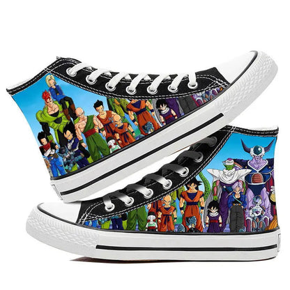 Dragon Ball Goku Vegeta animation peripheral high-top canvas casual sneakers ( Size 42-44) - Sonic Online Shop OM - Dragon Ball Goku Vegeta animation peripheral high-top canvas casual sneakers ( Size 42-44) - Sonic Online Shop OM 