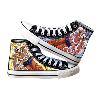Dragon Ball Goku Vegeta animation peripheral high-top canvas casual sneakers ( Size 42-44) - Sonic Online Shop OM - Dragon Ball Goku Vegeta animation peripheral high-top canvas casual sneakers ( Size 42-44) - Sonic Online Shop OM 