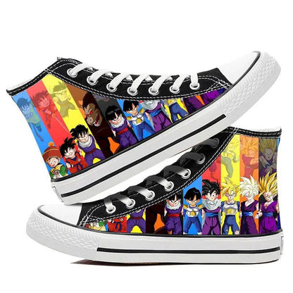 Dragon Ball Goku Vegeta animation peripheral high-top canvas casual sneakers ( Size 42-44) - Sonic Online Shop OM - Dragon Ball Goku Vegeta animation peripheral high-top canvas casual sneakers ( Size 42-44) - Sonic Online Shop OM 