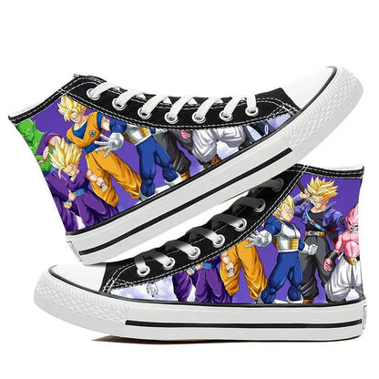 Dragon Ball Goku Vegeta animation peripheral high-top canvas casual sneakers ( Size 42-44) - Sonic Online Shop OM - Dragon Ball Goku Vegeta animation peripheral high-top canvas casual sneakers ( Size 42-44) - Sonic Online Shop OM 