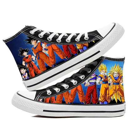 Dragon Ball Goku Vegeta animation peripheral high-top canvas casual sneakers ( Size 42-44) - Sonic Online Shop OM - Dragon Ball Goku Vegeta animation peripheral high-top canvas casual sneakers ( Size 42-44) - Sonic Online Shop OM 