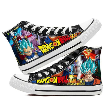 Dragon Ball Goku Vegeta animation peripheral high-top canvas casual sneakers ( Size 42-44) - Sonic Online Shop OM - Dragon Ball Goku Vegeta animation peripheral high-top canvas casual sneakers ( Size 42-44) - Sonic Online Shop OM 