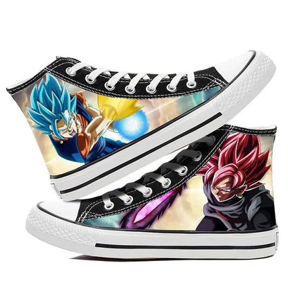 Dragon Ball Goku Vegeta animation peripheral high-top canvas casual sneakers ( Size 42-44) - Sonic Online Shop OM - Dragon Ball Goku Vegeta animation peripheral high-top canvas casual sneakers ( Size 42-44) - Sonic Online Shop OM 