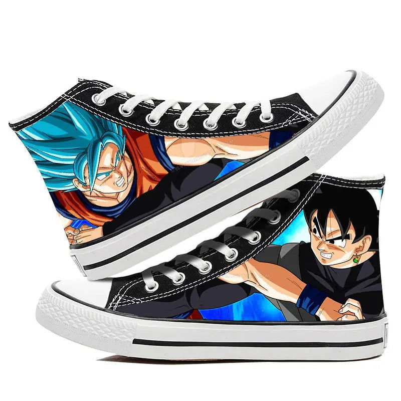 Dragon Ball Goku Vegeta animation peripheral high-top canvas casual sneakers ( Size 42-44) - Sonic Online Shop OM - Dragon Ball Goku Vegeta animation peripheral high-top canvas casual sneakers ( Size 42-44) - Sonic Online Shop OM 