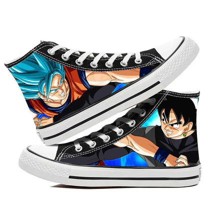 Dragon Ball Goku Vegeta animation peripheral high-top canvas casual sneakers ( Size 42-44) - Sonic Online Shop OM - Dragon Ball Goku Vegeta animation peripheral high-top canvas casual sneakers ( Size 42-44) - Sonic Online Shop OM 
