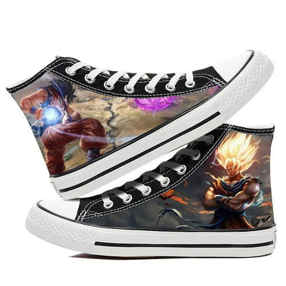 Dragon Ball Goku Vegeta animation peripheral high-top canvas casual sneakers ( Size 42-44) - Sonic Online Shop OM - Dragon Ball Goku Vegeta animation peripheral high-top canvas casual sneakers ( Size 42-44) - Sonic Online Shop OM 