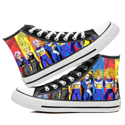 Dragon Ball Goku Vegeta animation peripheral high-top canvas casual sneakers ( Size 42-44) - Sonic Online Shop OM - Dragon Ball Goku Vegeta animation peripheral high-top canvas casual sneakers ( Size 42-44) - Sonic Online Shop OM 