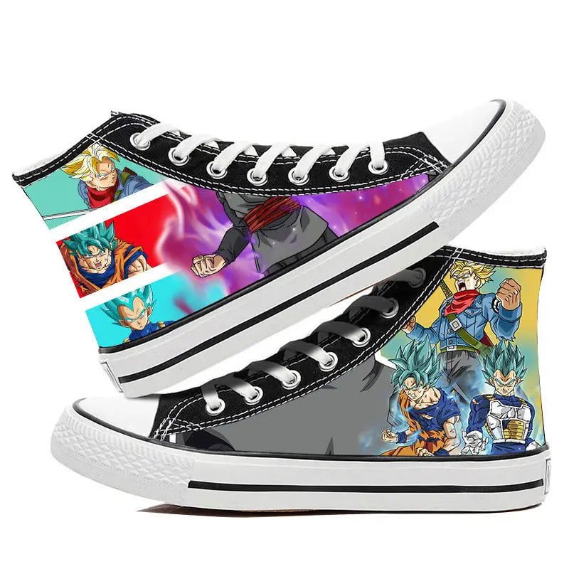 Dragon Ball Goku Vegeta animation peripheral high-top canvas casual sneakers ( Size 42-44) - Sonic Online Shop OM - Dragon Ball Goku Vegeta animation peripheral high-top canvas casual sneakers ( Size 42-44) - Sonic Online Shop OM 