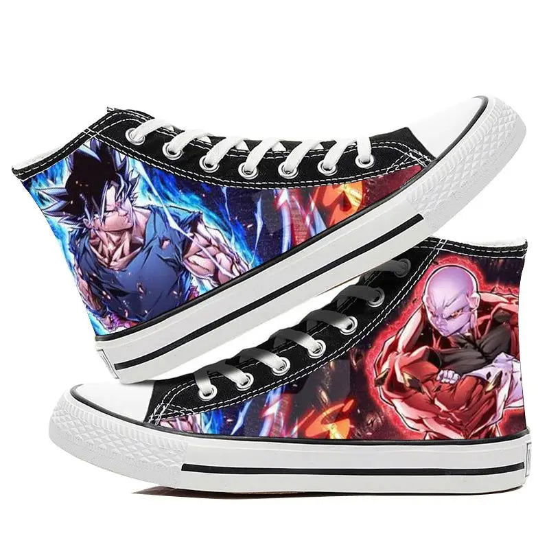 Dragon Ball Goku Vegeta animation peripheral high-top canvas casual sneakers ( Size 42-44) - Sonic Online Shop OM - Dragon Ball Goku Vegeta animation peripheral high-top canvas casual sneakers ( Size 42-44) - Sonic Online Shop OM 
