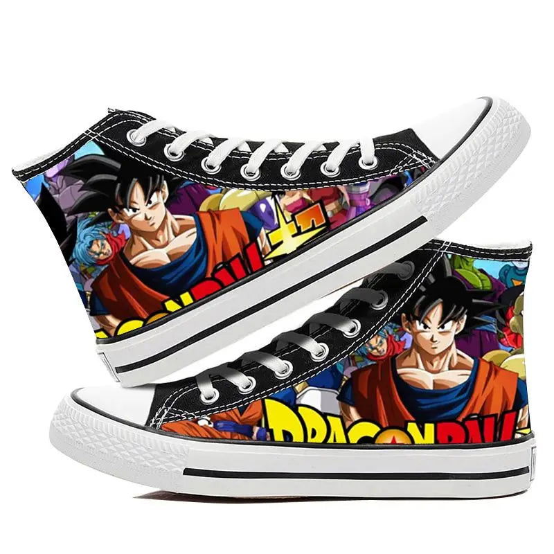 Dragon Ball Goku Vegeta animation peripheral high-top canvas casual sneakers ( Size 42-44) - Sonic Online Shop OM - Dragon Ball Goku Vegeta animation peripheral high-top canvas casual sneakers ( Size 42-44) - Sonic Online Shop OM 