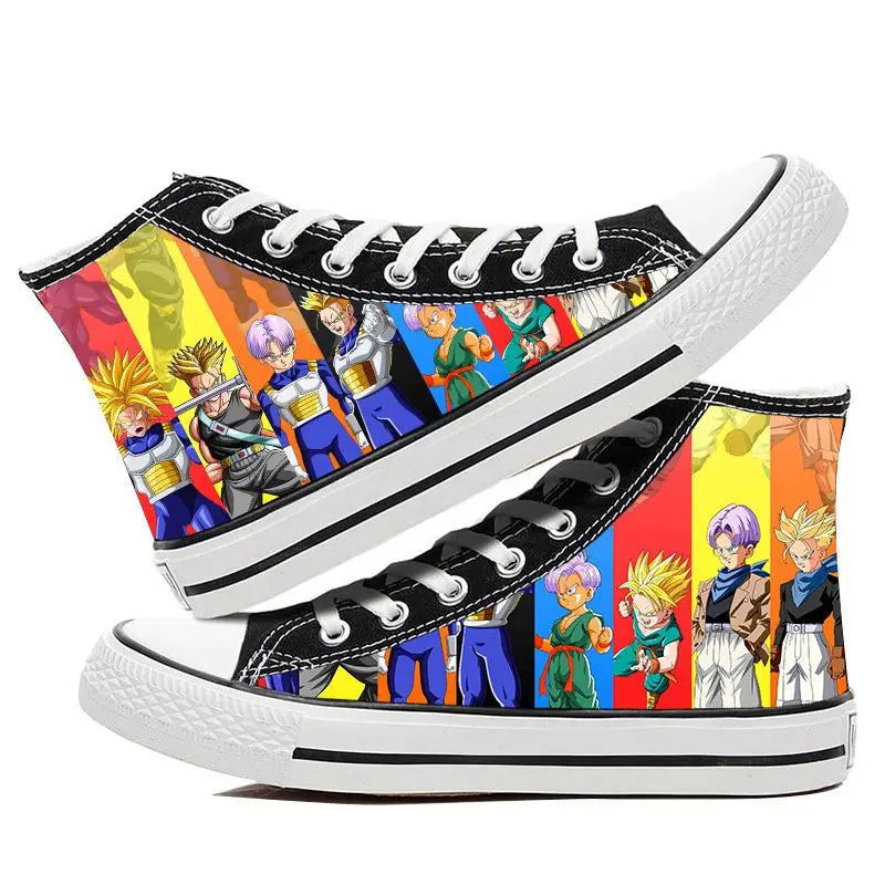 Dragon Ball Goku Vegeta animation peripheral high-top canvas casual sneakers ( Size 42-44) - Sonic Online Shop OM - Dragon Ball Goku Vegeta animation peripheral high-top canvas casual sneakers ( Size 42-44) - Sonic Online Shop OM 