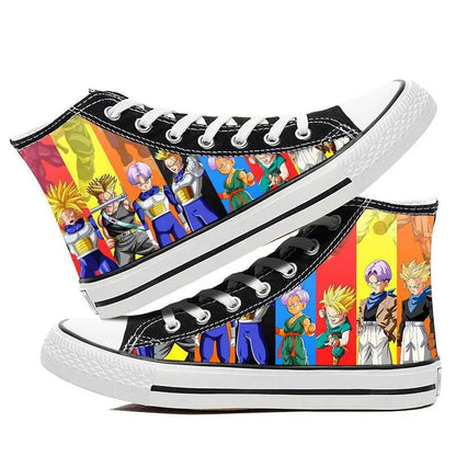 Dragon Ball Goku Vegeta animation peripheral high-top canvas casual sneakers ( Size 42-44) - Sonic Online Shop OM - Dragon Ball Goku Vegeta animation peripheral high-top canvas casual sneakers ( Size 42-44) - Sonic Online Shop OM 