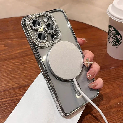 Fashion Glitter Diamond Clear Phone Case For iPhone 15 14 13 12 11 Pro Max 15 Plus Magnetic For Magsafe Wireless Charge Cover - Sonic Online Shop OM - Fashion Glitter Diamond Clear Phone Case For iPhone 15 14 13 12 11 Pro Max 15 Plus Magnetic For Magsafe Wireless Charge Cover - Sonic Online Shop OM - Fashion Glitter Diamond Clear Phone Case For iPhone 15 14 13 12 11 Pro Max 15 Plus Magnetic For Magsafe Wireless Charge Cover - Sonic Online Shop OM -  -   