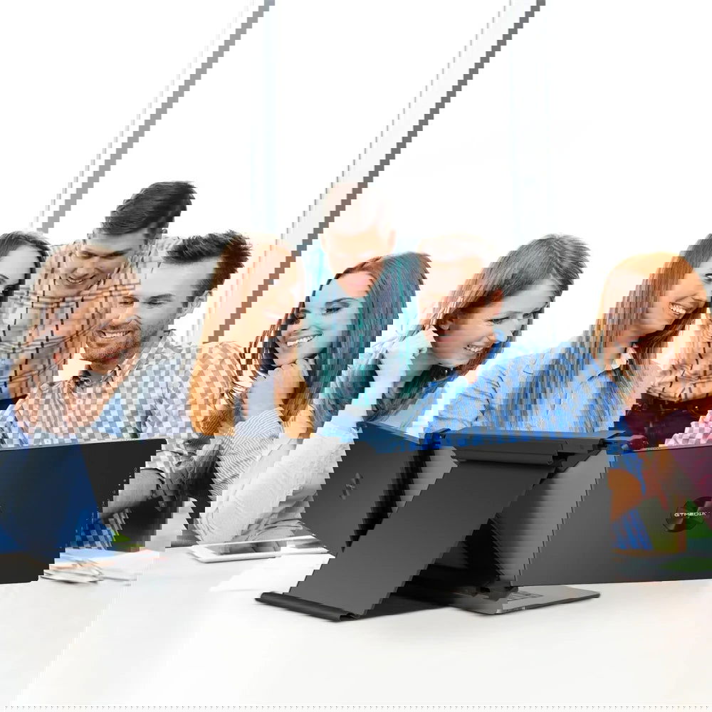 GTMEDIA 11.6 Inch Portable Monitor Laptop Triple Dual Extender Screen Full View 1920x1080 IPS FHD Fold Display Laptops Monitor - Sonic Online Shop OM - GTMEDIA 11.6 Inch Portable Monitor Laptop Triple Dual Extender Screen Full View 1920x1080 IPS FHD Fold Display Laptops Monitor - Sonic Online Shop OM -   