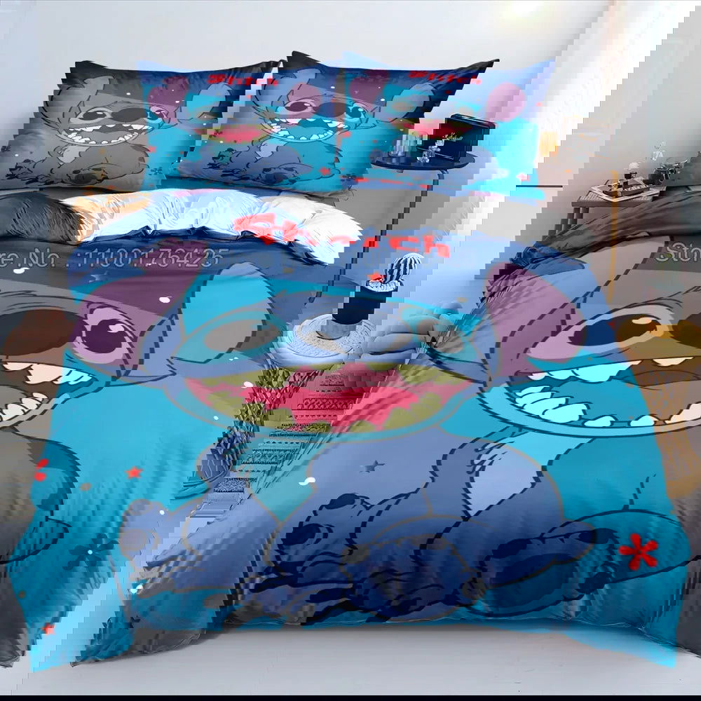 Lilo & Stitch Animation Bedding Set - Sonic Online Shop OM - Lilo & Stitch Animation Bedding Set - Sonic Online Shop OM 