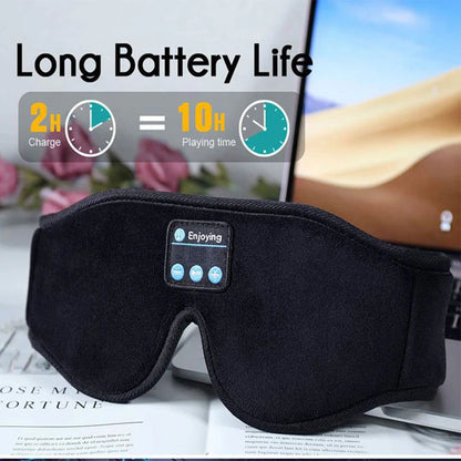Mask For Sleep Headphones Bluetooth 3D Eye Mask Music Play Sleeping Headphones with Built-in HD Speaker - Sonic Online Shop OM - Mask For Sleep Headphones Bluetooth 3D Eye Mask Music Play Sleeping Headphones with Built-in HD Speaker - Sonic Online Shop OM 