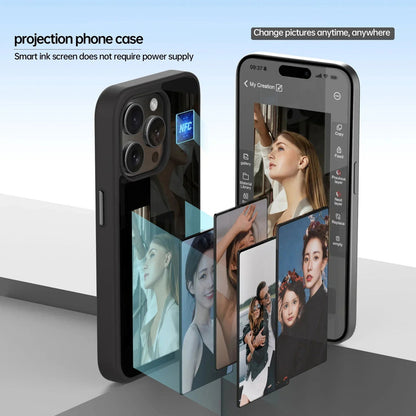 NFC Variable Pattern Phone Case For iPhone 13 15 14 Pro Max Smart E-ink Screen - Sonic Online Shop OM - NFC Variable Pattern Phone Case For iPhone 13 15 14 Pro Max Smart E-ink Screen - Sonic Online Shop OM - NFC Variable Pattern Phone Case For iPhone 13 15 14 Pro Max Smart E-ink Screen - Sonic Online Shop OM -  