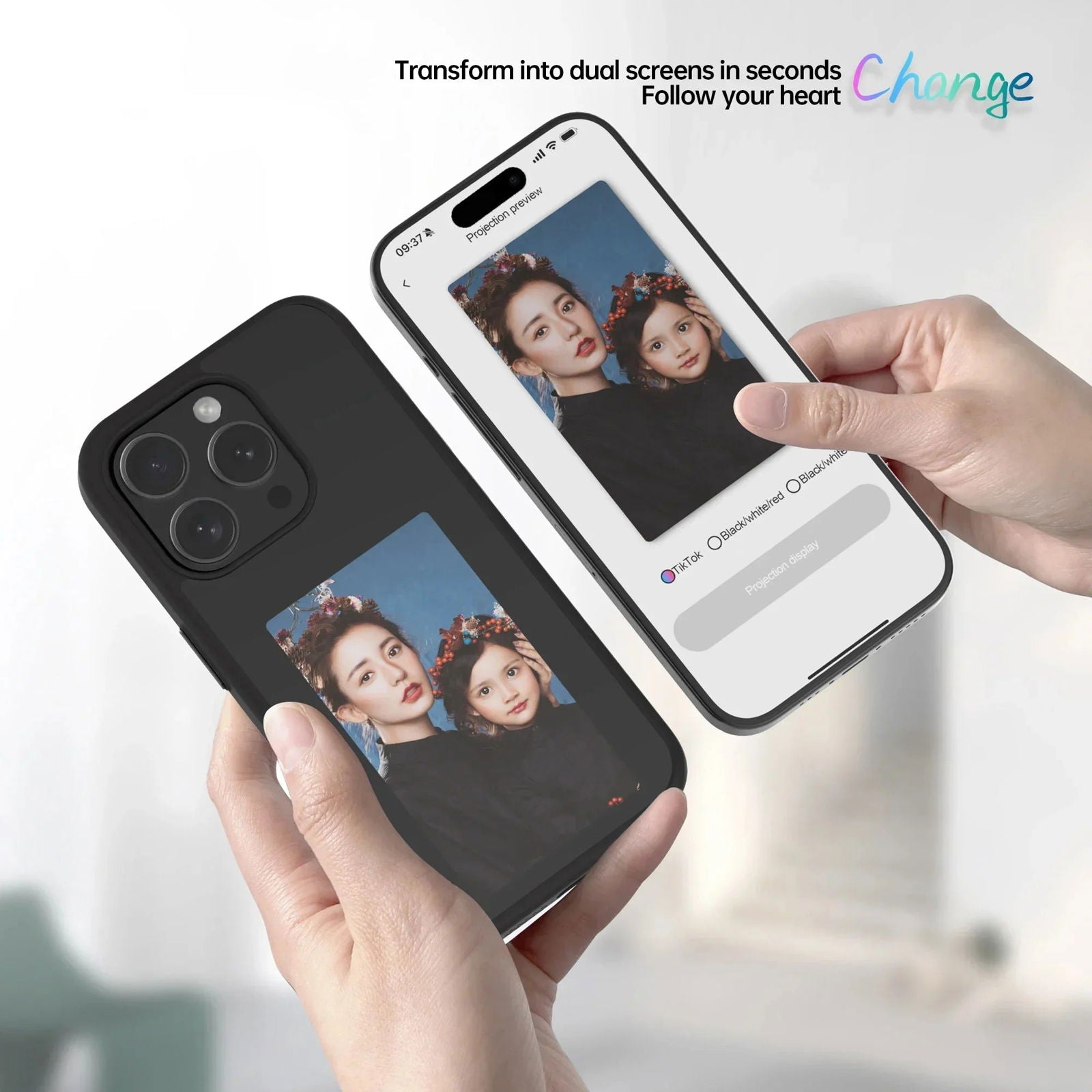 NFC Variable Pattern Phone Case For iPhone 13 15 14 Pro Max Smart E-ink Screen - Sonic Online Shop OM - NFC Variable Pattern Phone Case For iPhone 13 15 14 Pro Max Smart E-ink Screen - Sonic Online Shop OM - NFC Variable Pattern Phone Case For iPhone 13 15 14 Pro Max Smart E-ink Screen - Sonic Online Shop OM -  