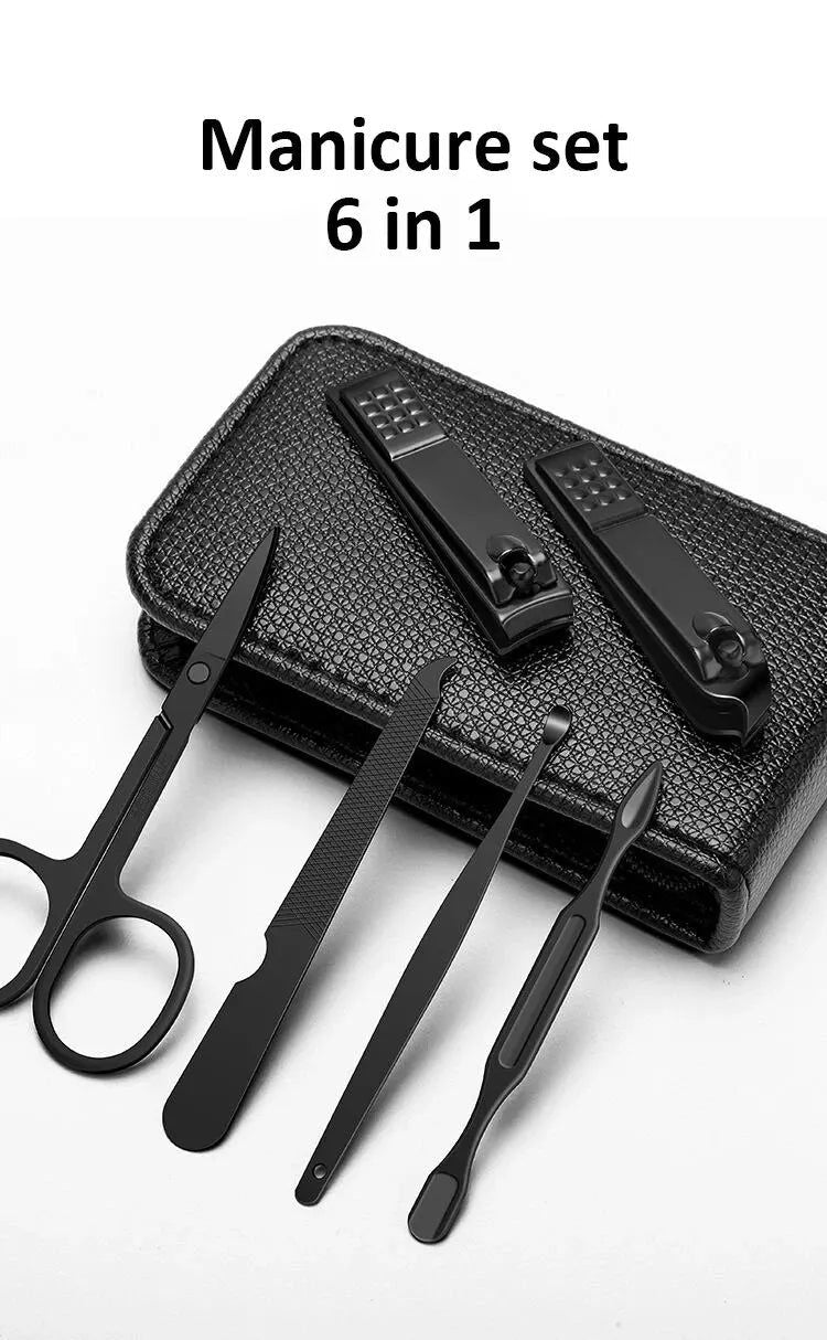 New 6 Pcs Portable Luxury Manicure Sets - Sonic Online Shop OM - New 6 Pcs Portable Luxury Manicure Sets - Sonic Online Shop OM - New 6 Pcs Portable Luxury Manicure Sets - Sonic Online Shop OM -  