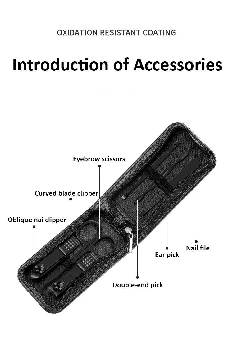 New 6 Pcs Portable Luxury Manicure Sets - Sonic Online Shop OM - New 6 Pcs Portable Luxury Manicure Sets - Sonic Online Shop OM 
