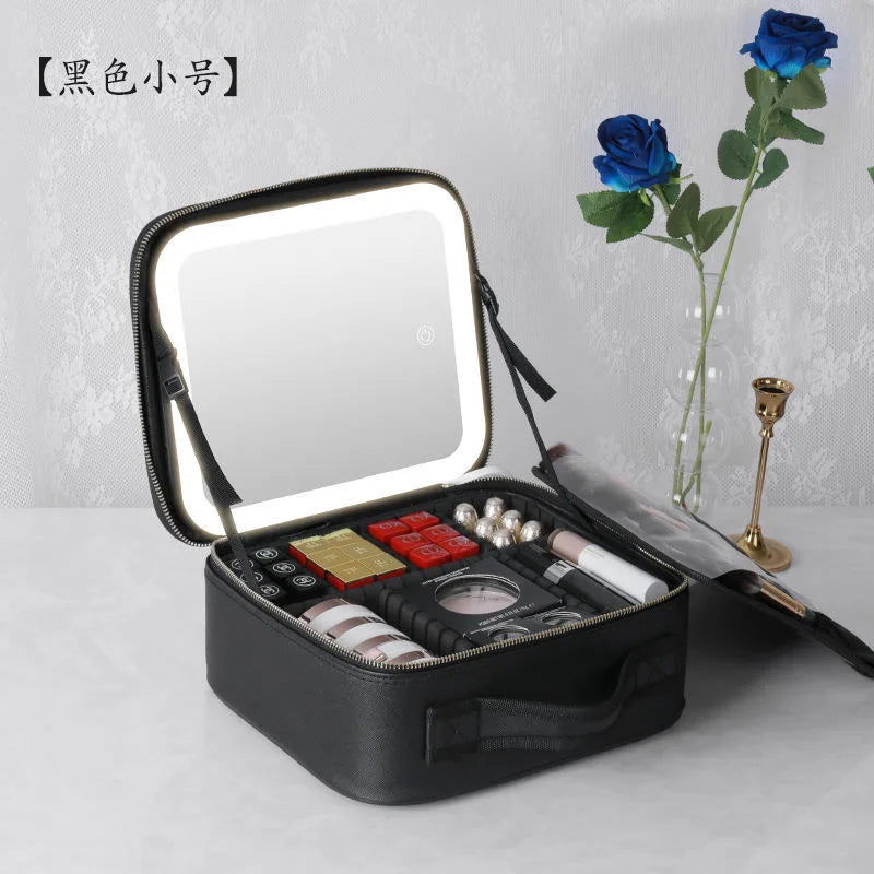 New LED Lighted Cosmetic Case with Mirror - Sonic Online Shop OM - New LED Lighted Cosmetic Case with Mirror - Sonic Online Shop OM - New LED Lighted Cosmetic Case with Mirror - Sonic Online Shop OM -  